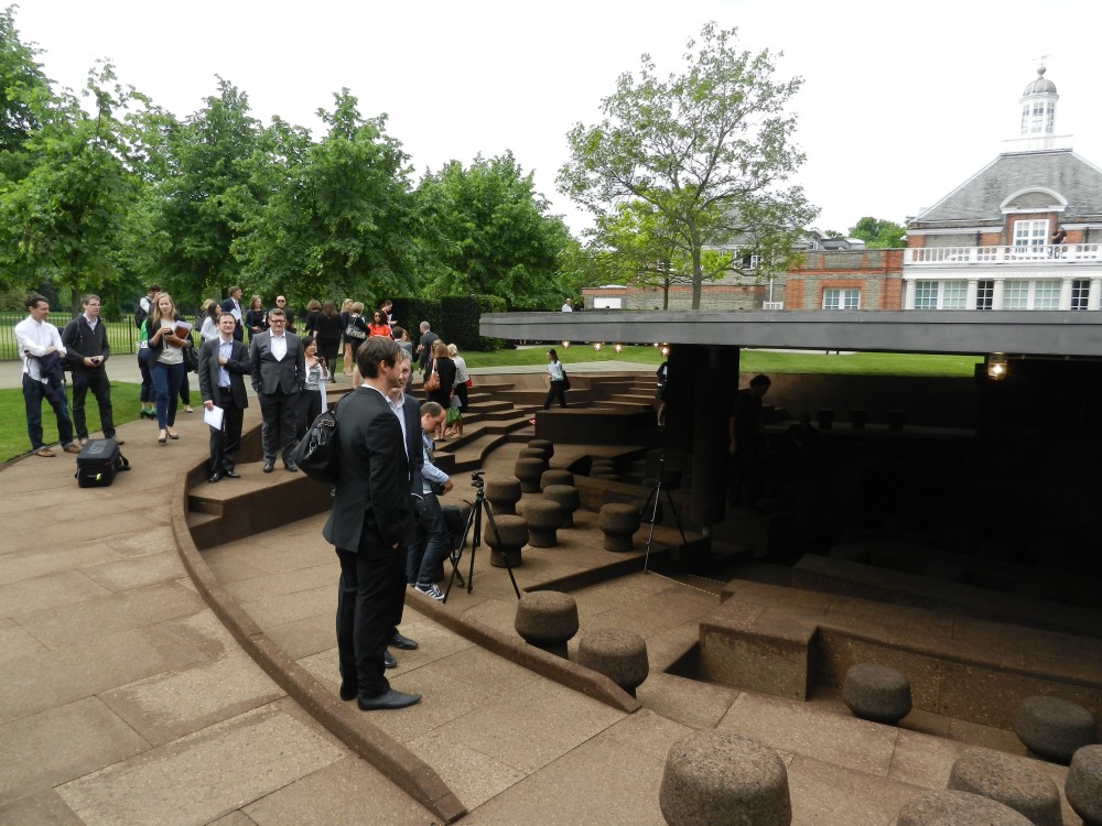 First images of Herzog & de Meuron and Ai Weiwei’s Serpentine Gallery Pavilion 2012