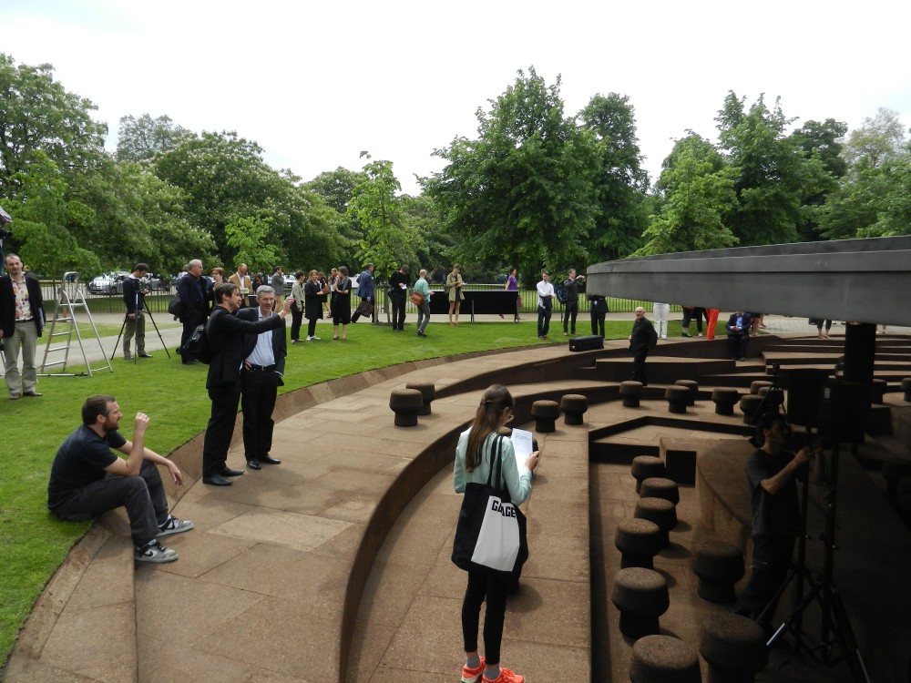 First images of Herzog & de Meuron and Ai Weiwei’s Serpentine Gallery Pavilion 2012