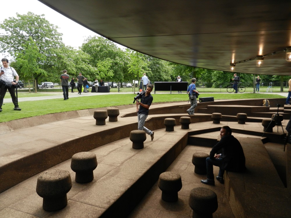 First images of Herzog & de Meuron and Ai Weiwei’s Serpentine Gallery Pavilion 2012