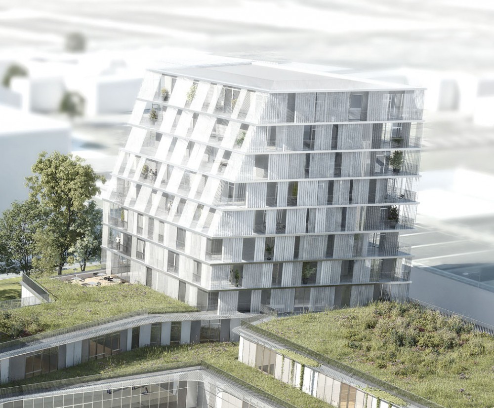School and Student Residence / Chartier Dalix Architectes