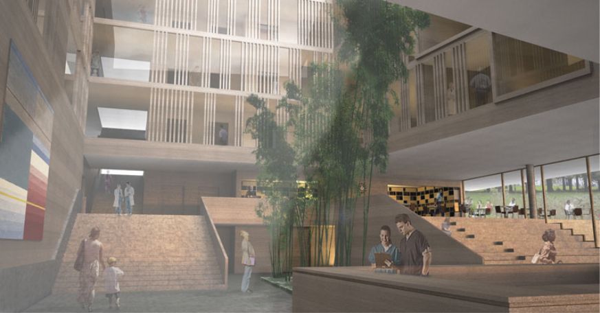Haraldsplass Hospital / C. F. Møller Architects