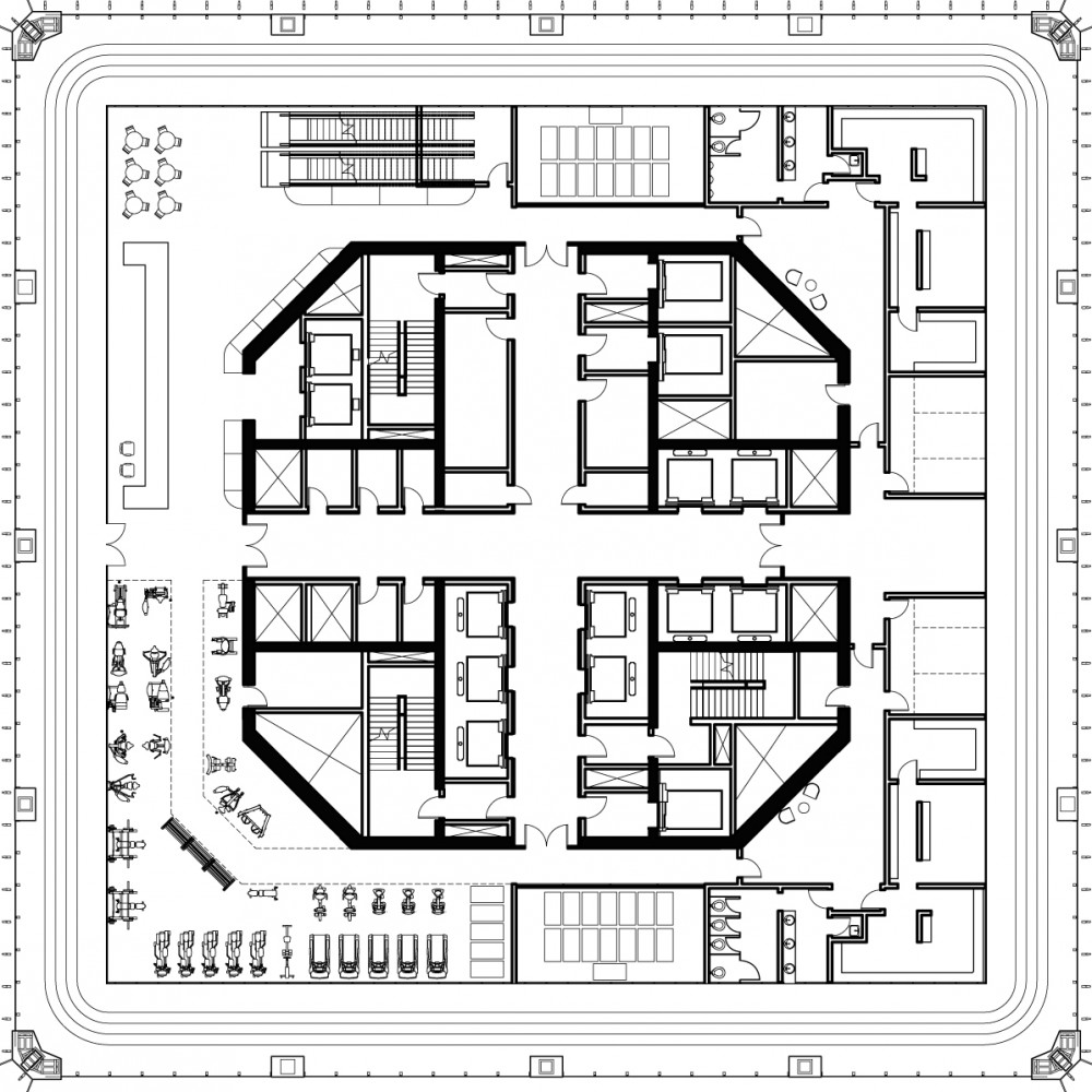 Diagonal Tower / SOM