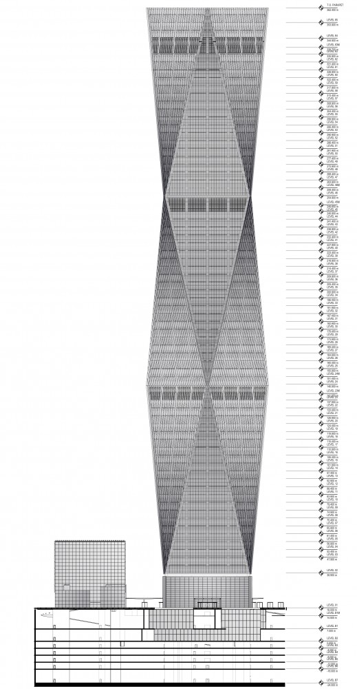 Diagonal Tower / SOM
