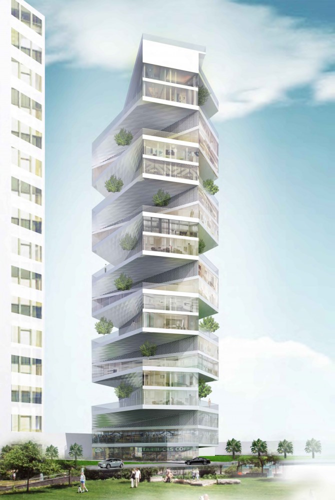 Writhing Tower / LYCS Architecture