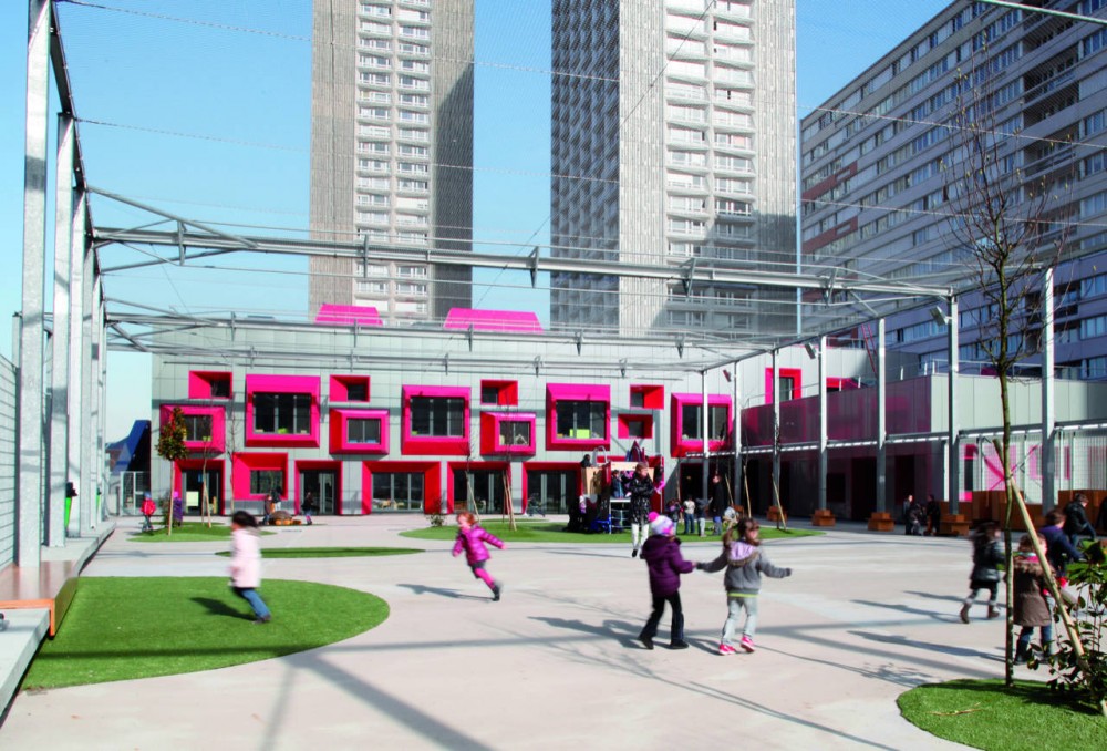 Kindergarten in Paris / Eva Samuel Architect Urbanist & Associates