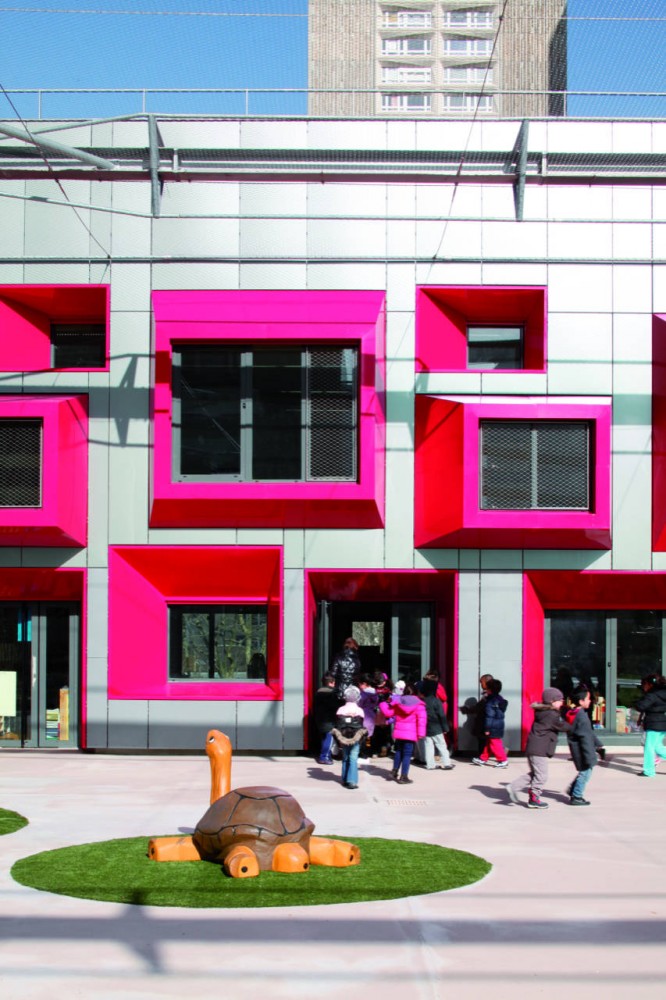 Kindergarten in Paris / Eva Samuel Architect Urbanist & Associates