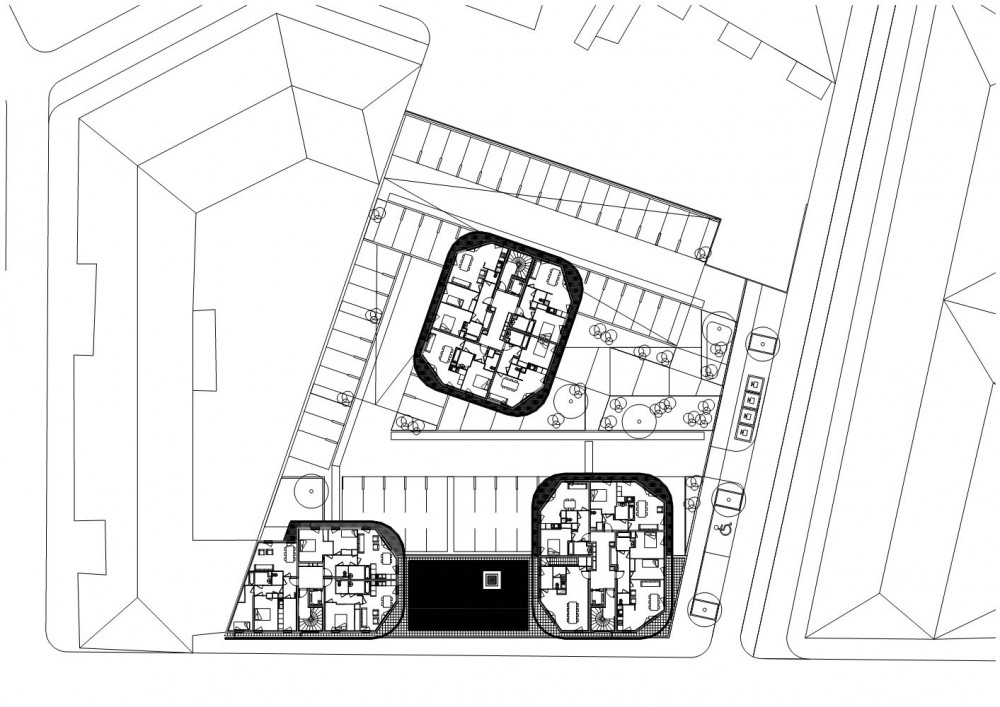 71 council and private flats in Sète / CFA