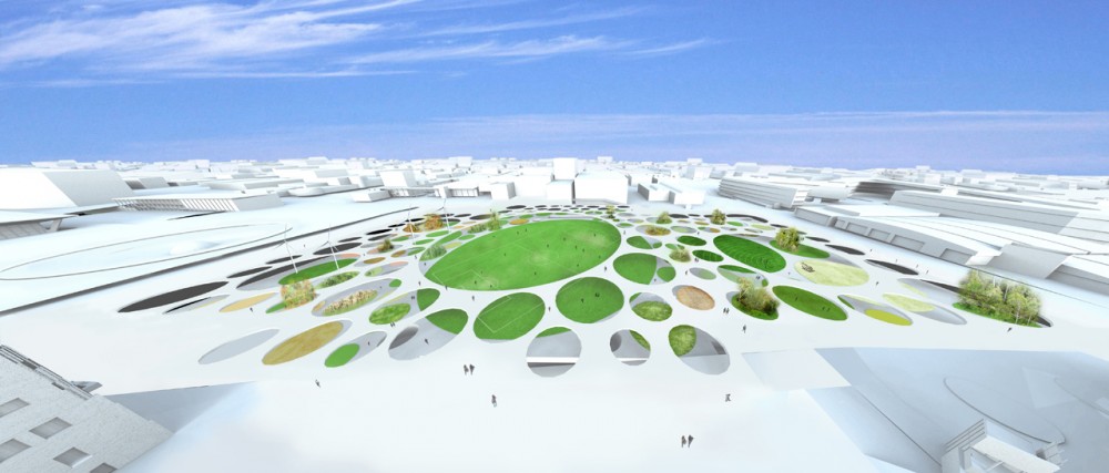 Urban Intervention Seattle Center Competition Proposal / Hoshino Architects