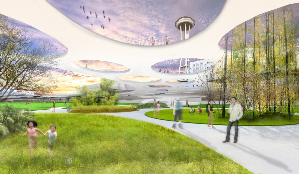 Urban Intervention Seattle Center Competition Proposal / Hoshino Architects
