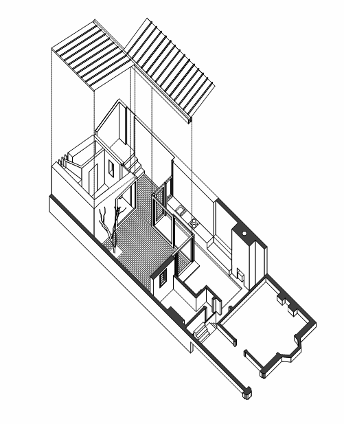 Laneway Wall Garden House / Donaghy & Dimond Architects