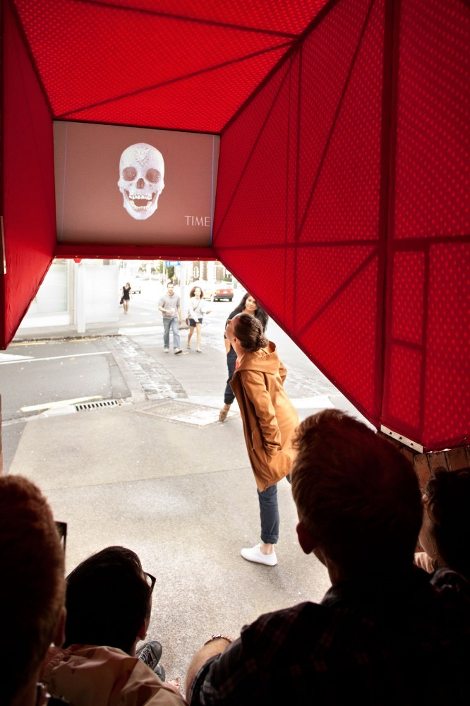 ‘Stairway Cinema’ Installation / OH.NO.SUMO