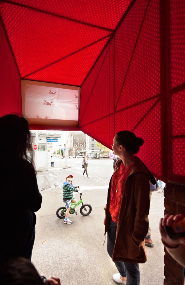 ‘Stairway Cinema’ Installation / OH.NO.SUMO