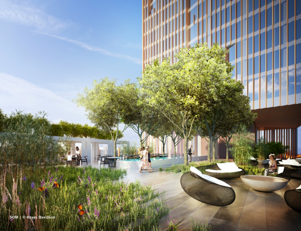Manhattan Loft Gardens / SOM