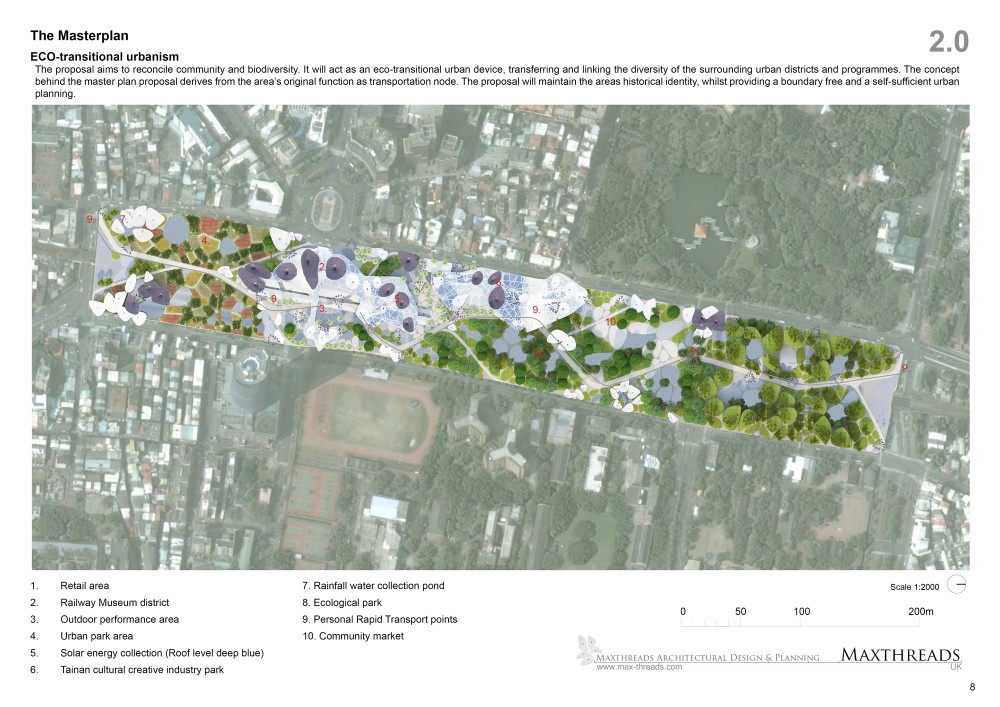Urban Redevelopment Project at Tainan Main Station Area / Maxthreads