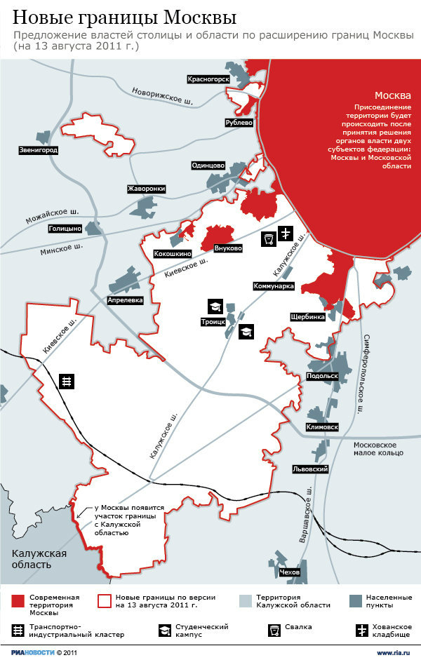 Winners selected for round two of the Moscow City Agglomeration Competition