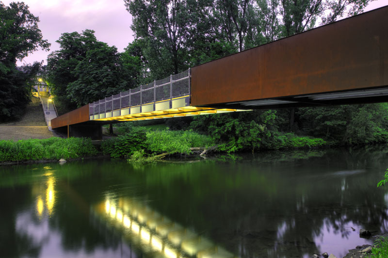 Wupper-Bridge Opladen / Ağırbaş & Wienstroer