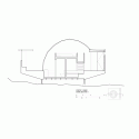 Elqui Domos Astronomical Hotel / Rodrigo Duque Motta Dome Section 01