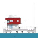 FDNY Marine Company 9 / Sage and Coombe Architects Elevation 03
