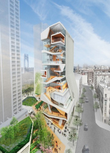 CUMC Rendering DD EXTERIOR VIEW SOUTH - Copy
