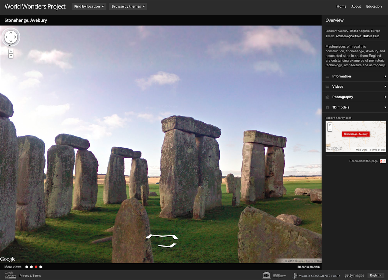 Stonehenge, Avebury : Screenshot via World Wonders Project