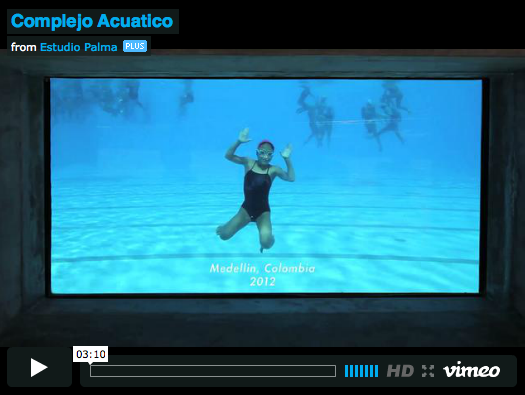 VIDEO: Aquatic Centre / LCLAOFFICE + Edgar Mazo + Sebastián Mejia, by Cristobal Palma