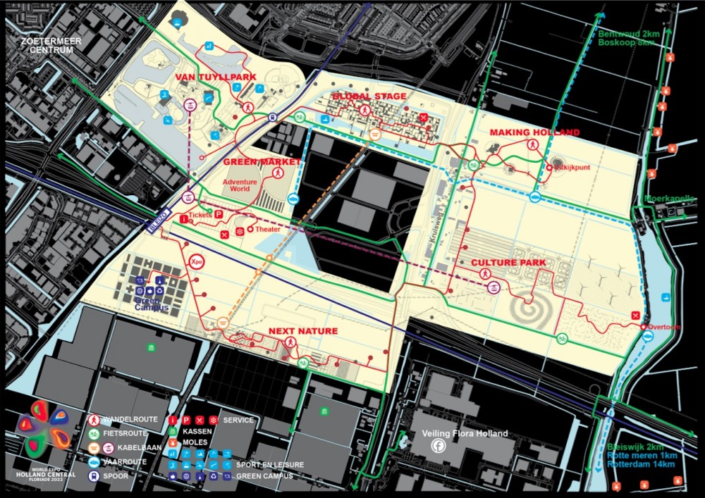 Floriade 2022 proposal for Holland Central / OMA