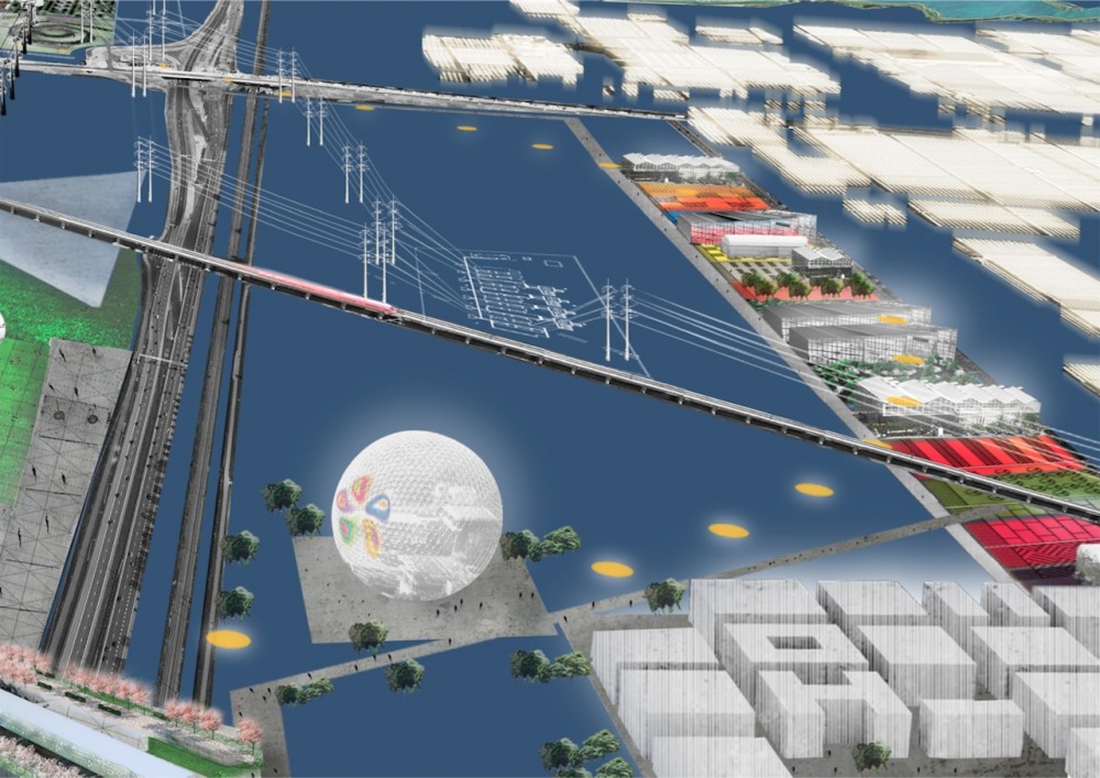 Floriade 2022 proposal for Holland Central / OMA