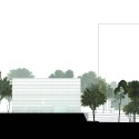 New Weimar Bauhaus Museum / Heike Hanada with Benedict Tonon  (4) Elevation | Courtesy of Prof. Heike Hanada and Prof. Benedict Tono