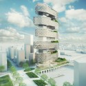 “Le Cinq” Office Tower (1) © Neutelings Riedijk Architects / Buelens - Visualisatie A2STUDIO