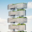 “Le Cinq” Office Tower (4) © Neutelings Riedijk Architects / Buelens - Visualisatie A2STUDIO