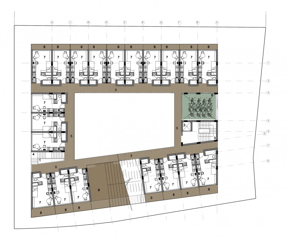 CYC Students Residence University / EKKY Studio