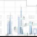 Urban Constellation - Museum of Contemporary Architecture Exhibition Scheme (25) tall buildings exhibit section