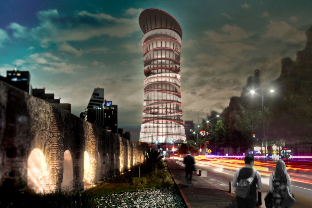 Barrio Capital: A Public Skyscraper / Molcajete. Urban Think Tank