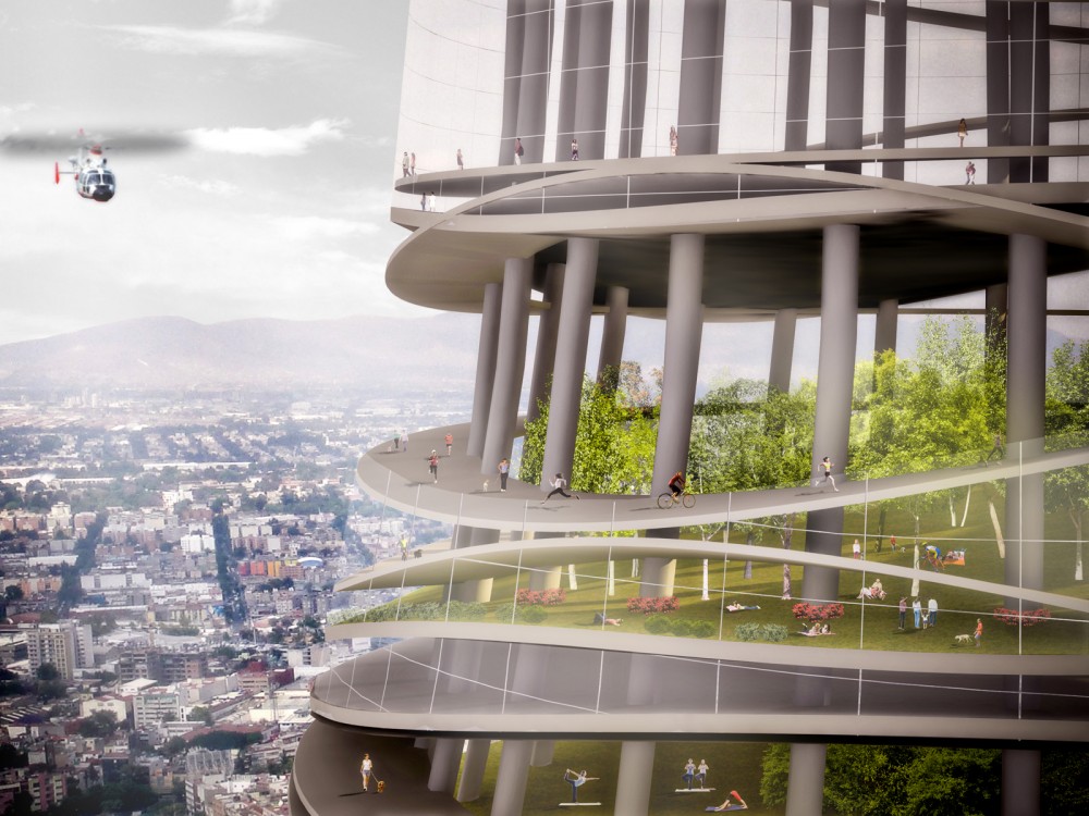 Barrio Capital: A Public Skyscraper / Molcajete. Urban Think Tank