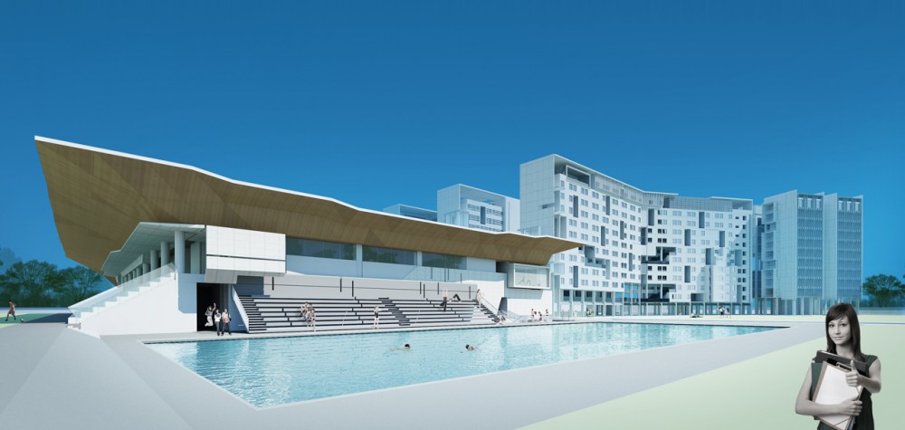 Singapore University of Technology and Design – Student Housing and Sports Complex / LOOK Architects