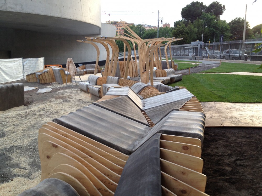 Urban Movement Design debuts UNIRE/UNITE at MAXXI (Young Architects Program)