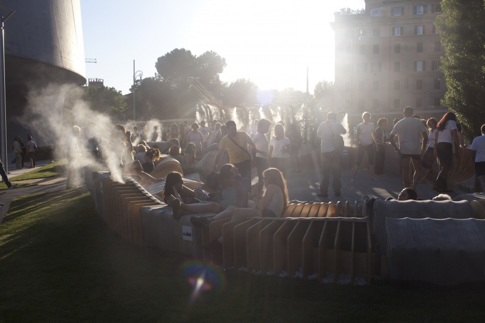 Urban Movement Design debuts UNIRE/UNITE at MAXXI (Young Architects Program)