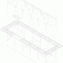 House in Rokko / Tato Architects Exploded Axon 01