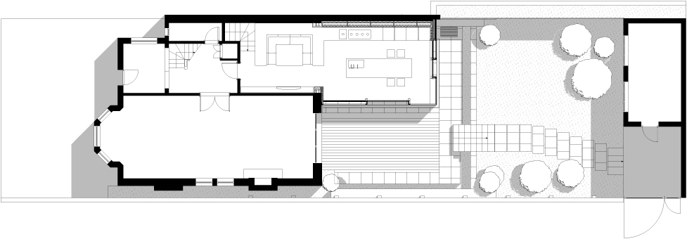 Rear House Extension, Garden Design / LBMV Architects
