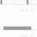 Rooms and sports facilities in a park / GANA Arquitectura Rooms and sports facilities in a park / GANA Arquitectura Elevation 01