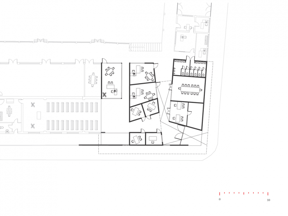 Curricular Administrative Building Lycée María Auxiliadora / SURco