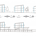 23 Semi-collective Housing Units / Lacaton & Vassal Elevation & Section 01