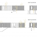 Seven Modular Housing in Covas / SALGADO E LIÑARES architects Seven Modular Housing in Covas / SALGADO E LIÑARES architects Elevation 01