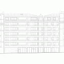 10 Dwellings in Pajol / Bourbouze & Graindorge 10 Dwellings in Pajol / Bourbouze & Graindorge Elevation 01