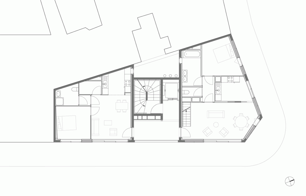 10 Dwellings in Paris / Bourbouze & Graindorge