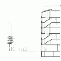 10 Dwellings in Pajol / Bourbouze & Graindorge 10 Dwellings in Pajol / Bourbouze & Graindorge Section 01