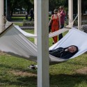 Oval shade in Gorky Park / Bureau Alexander Brodsky Oval shade in Gorky Park / Bureau Alexander Brodsky © Yuri Palmin