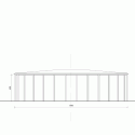 Oval shade in Gorky Park / Bureau Alexander Brodsky Oval shade in Gorky Park / Bureau Alexander Brodsky Elevation 01