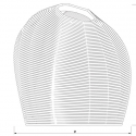 Rope Pavilion / Kevin Erickson Elevation 01