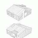Eden House / The Practice of Everyday Design Eden House / The Practice of Everyday Design Exploded Axon 01